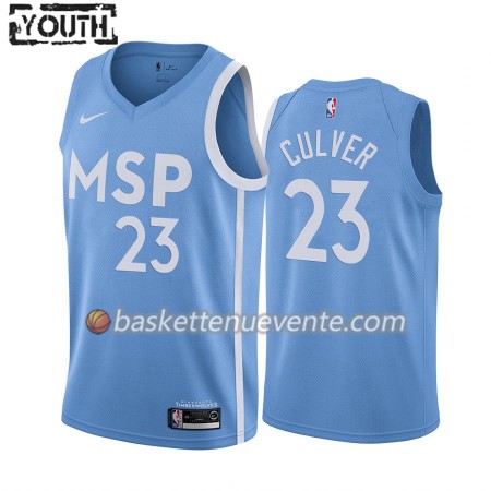 Maillot Basket Minnesota Timberwolves Jarrett Culver 23 2019-20 Nike City Edition Swingman - Enfant